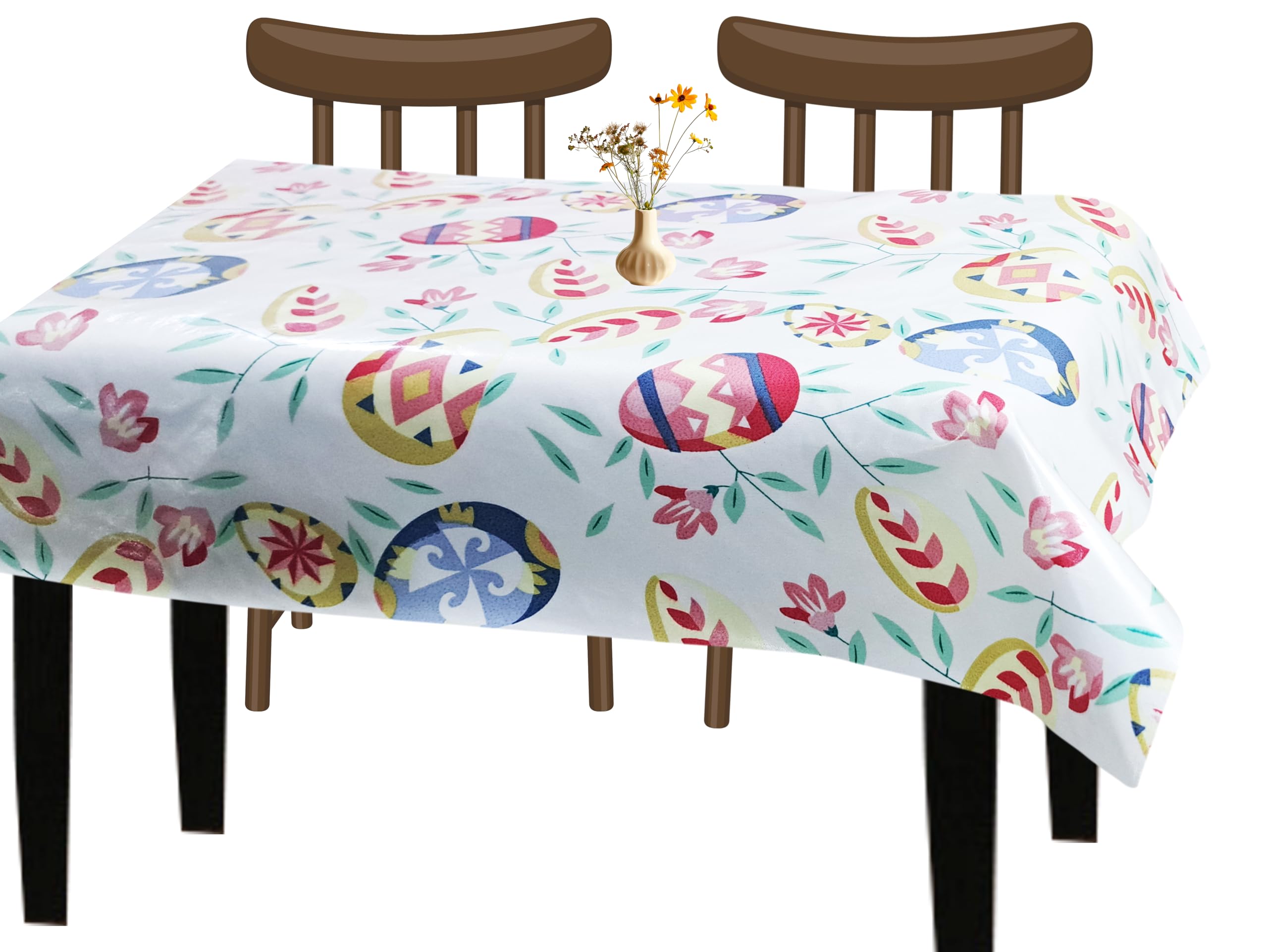 Tovaglia Cerata Rettangolare Impermeabile | Stampata E Lavabile | Per Feste E Uso Quotidiano