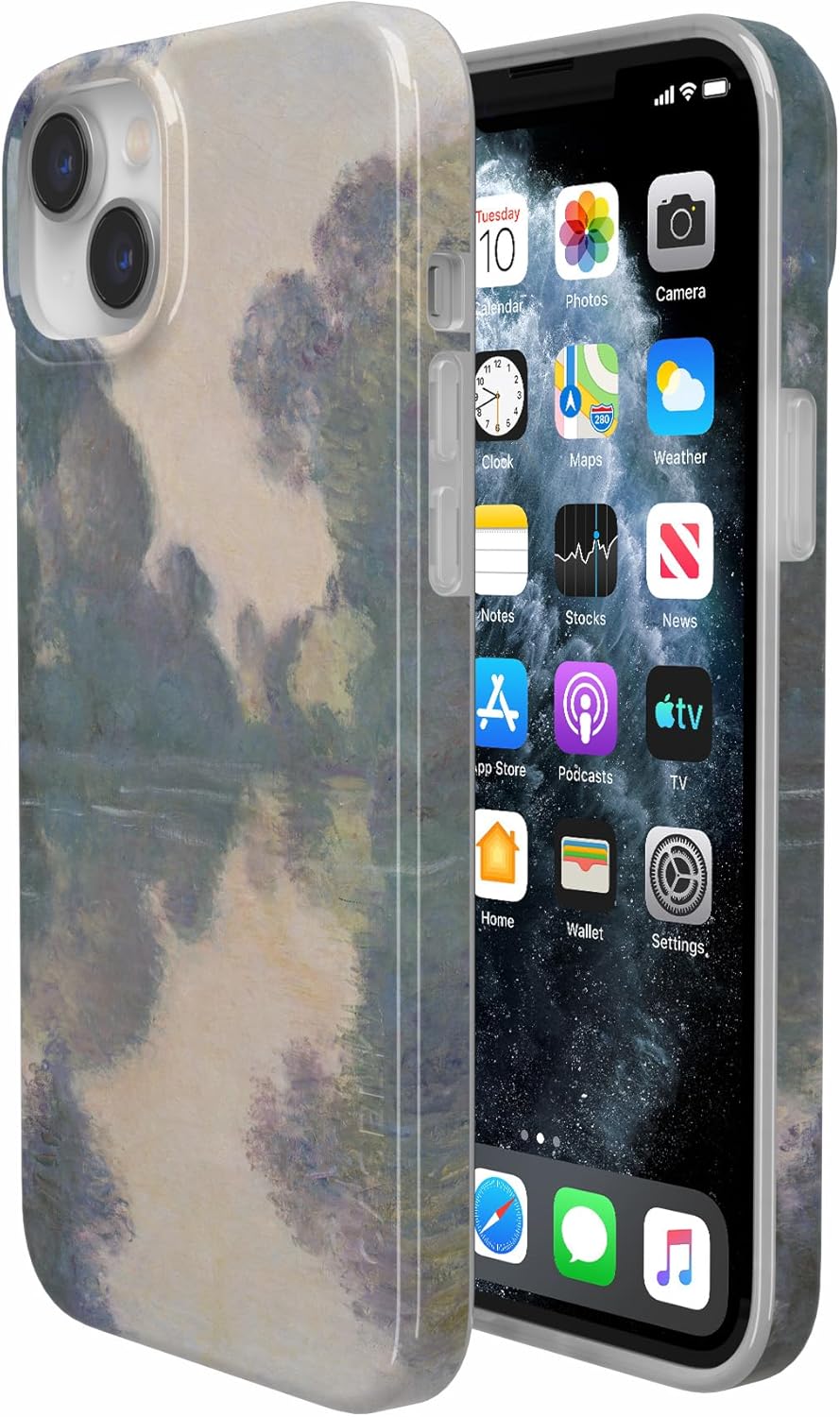 Casely iPhone 14 Plus Case | Monet's Morning | The Met Museum | Compatible with MagSafe | Classic Ultra Slim Design