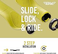 Vista 5 de Ergo-Lock 2.0 Grips - Puños de manillar de bicicleta MTB con bloqueo doble - Múltiples opciones