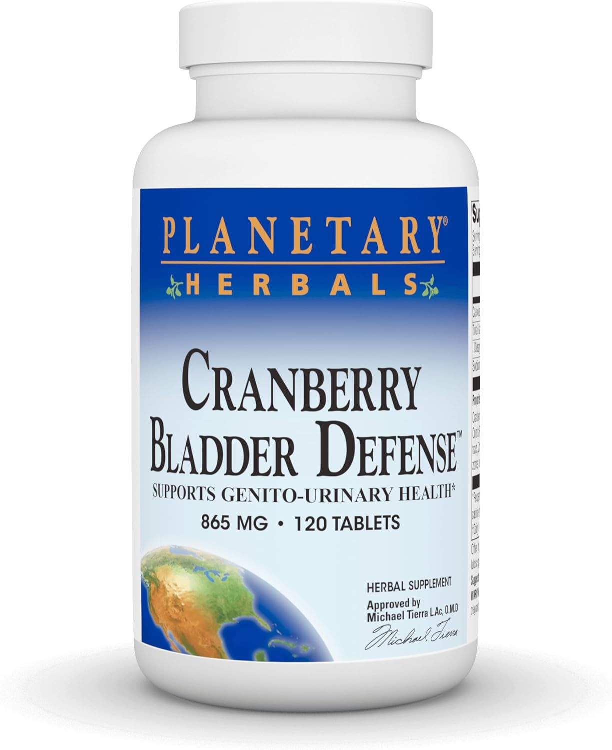 Planetary Herbals Cranberry Bladder Defense 865mg, Supports Genito-Urinary Health
