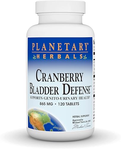 Planetary Herbals Defensa de vejiga de arándano 865 mg, apoya la salud genito-urinaria