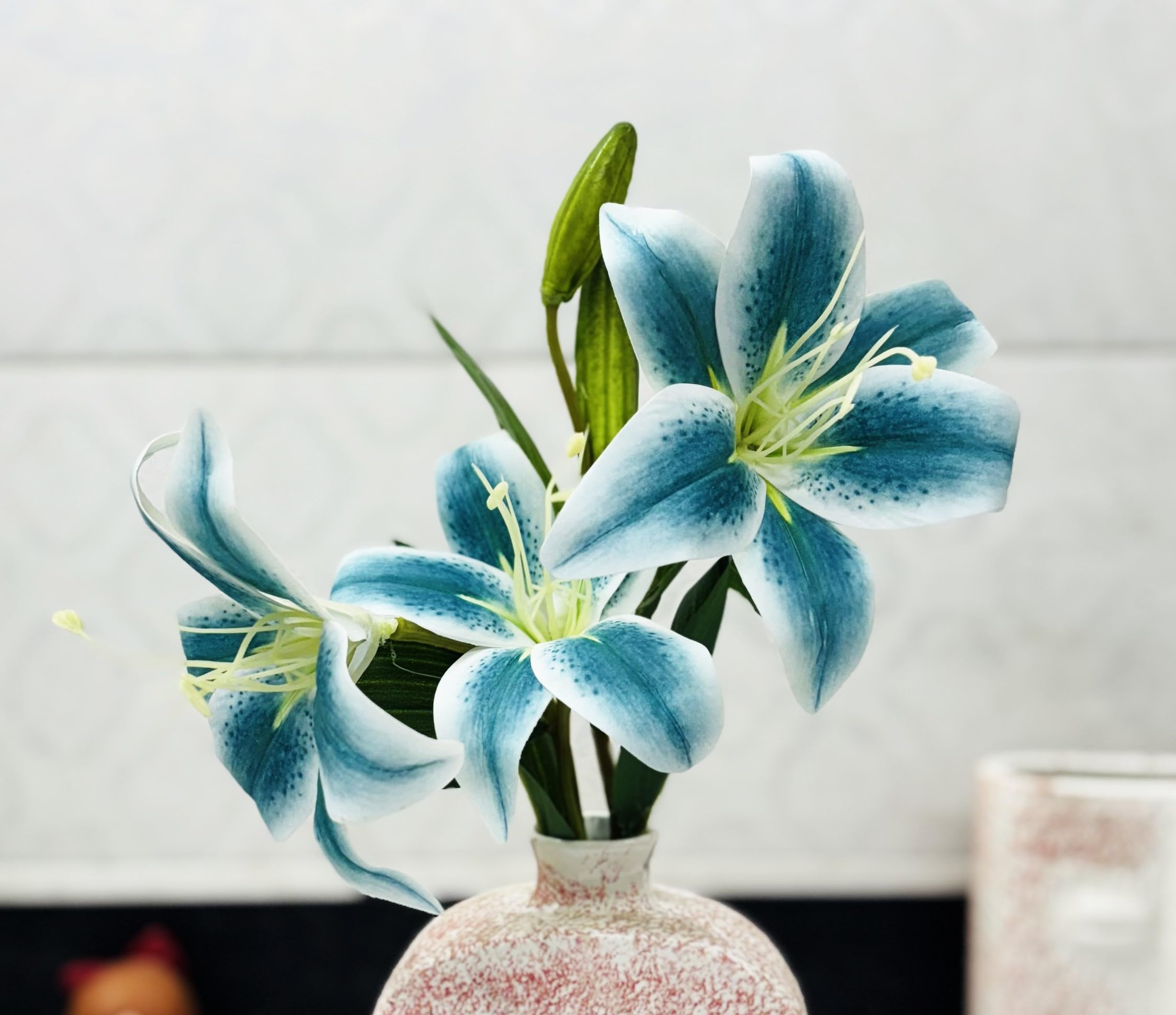 Dekorly Artifical Lily Flowers, Long Stem Artificial Stargazer Lilies with 3 Lily Heads & 2 Lily Buds Faux Tiger Lily Bouquets for Home Hotel Flower Party Decor (Height : 30CM, Purple, 2 Sticks) (B0D4QRXRVY) Amazon Price History, Amazon Price Tracker