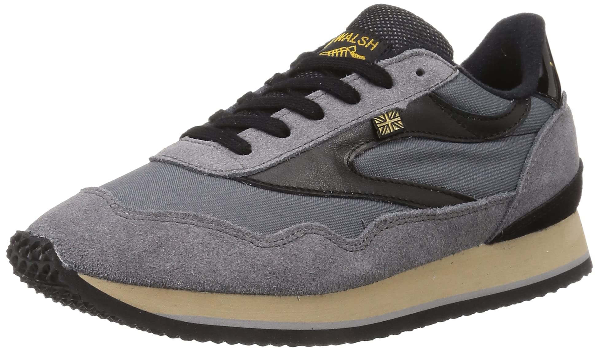 Walsh Ensign Classic Ve Sneakers (Made in England), steel/black