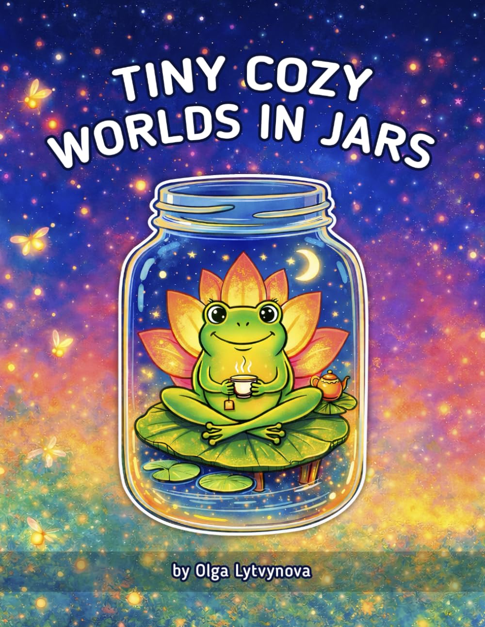 Tiny Cozy Worlds in Jars: A Fun and Creative Coloring Book