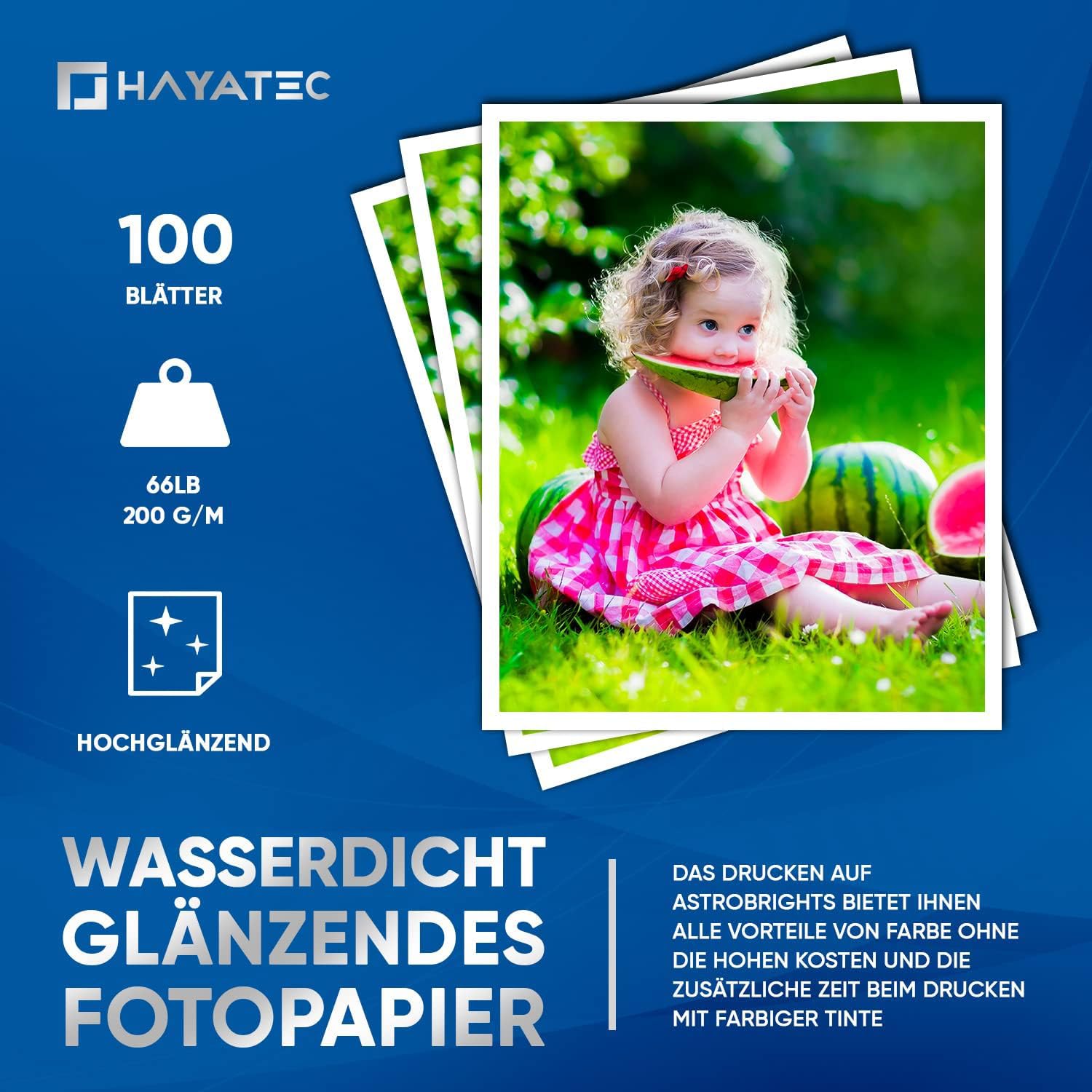 Wenrescry Fotopapier 10 x 15 cm, hoogglanzend, 200 vellen, 230 g