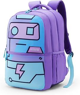 American Tourister Toodle 4.0Xxl R Lavendr, Doube Extra Large School Backpack, Age 8-12 Years, 3.5 Compartments, Rain Cove... Price In India