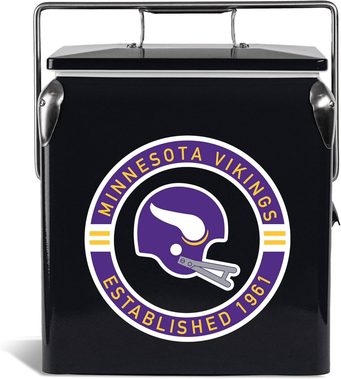 The Memory Company Officially Licensed NFL - Minnesota Vikings 13L Retro Logo Cooler