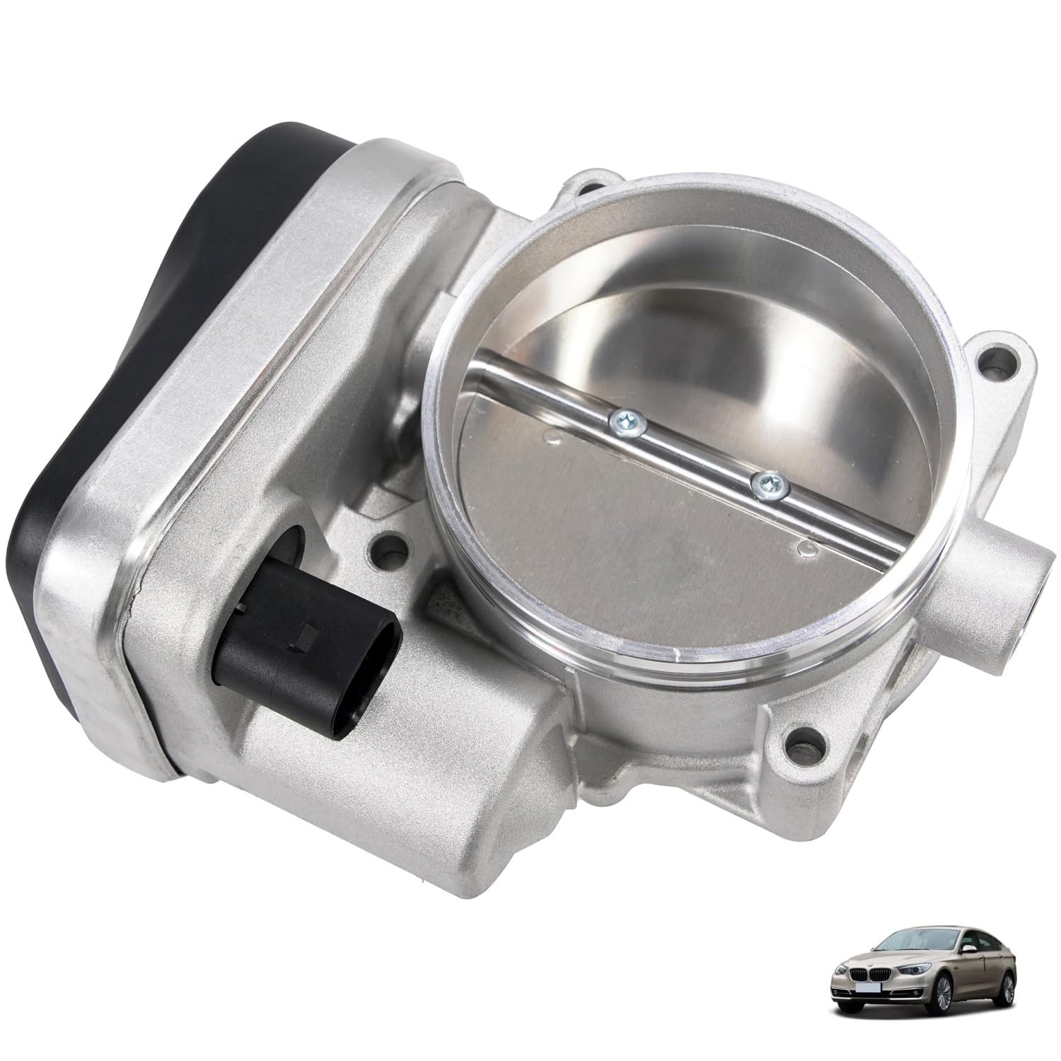 Corpo de Borboleta Eletrônico 84MM Novo 13547535308 Compatível com B-MW 550i 2006-2010 e 750i 2006-2008 V8 4.8L