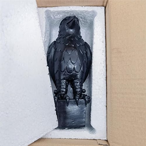 Miniatura 6 de Estatua de halcón maltés 1941, réplica de halcón maltés de la película, escultura de resina hecha a mano para decoración del hogar, oficina,