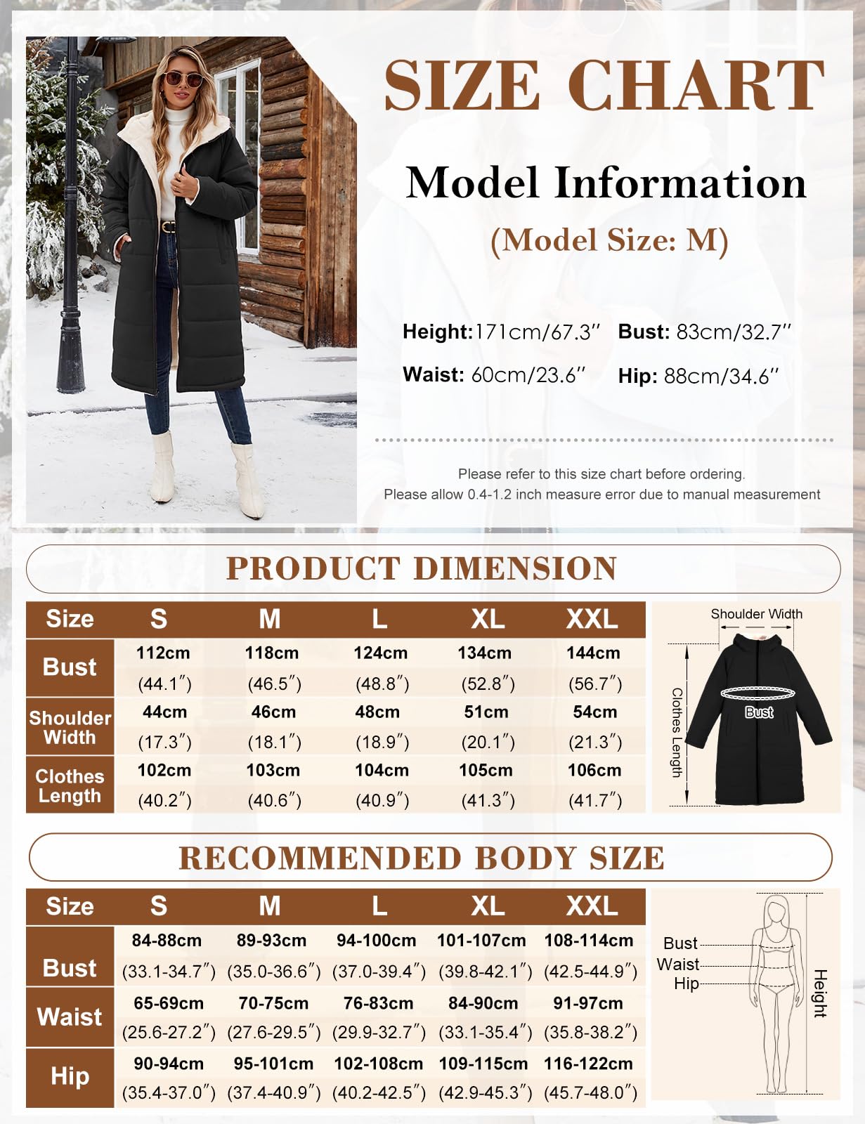 Tuopuda Manteau Femme Hiver Veste Polaire Chaud Parkas Blouson Zippée à Capuche Réversible Sherpa Casual Jacket Hooded Coat Sweat-Shirts Outercoat avec Poches