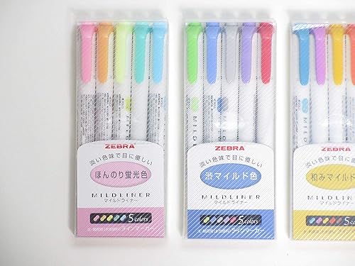Miniatura 2 de Zebra mildliner Highlighter Pen Set, 20 Pastel Color Set