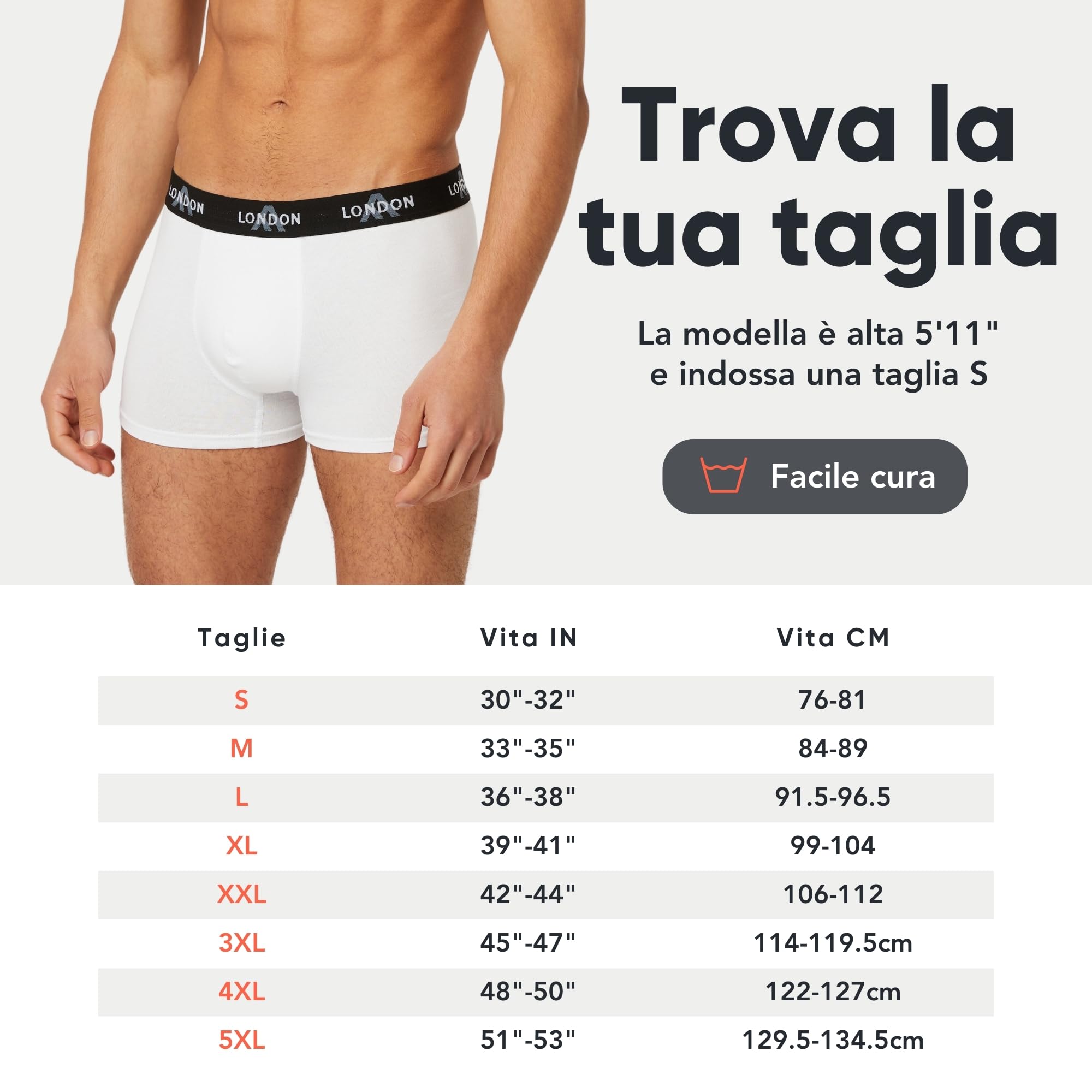 FM London Pacchetto da 4/8 Mutande Uomo - Boxer Uomo Cotone, Aderenti e Confortevoli per l'Uso Quotidiano - Boxer Hipster Aderenti per Uomo