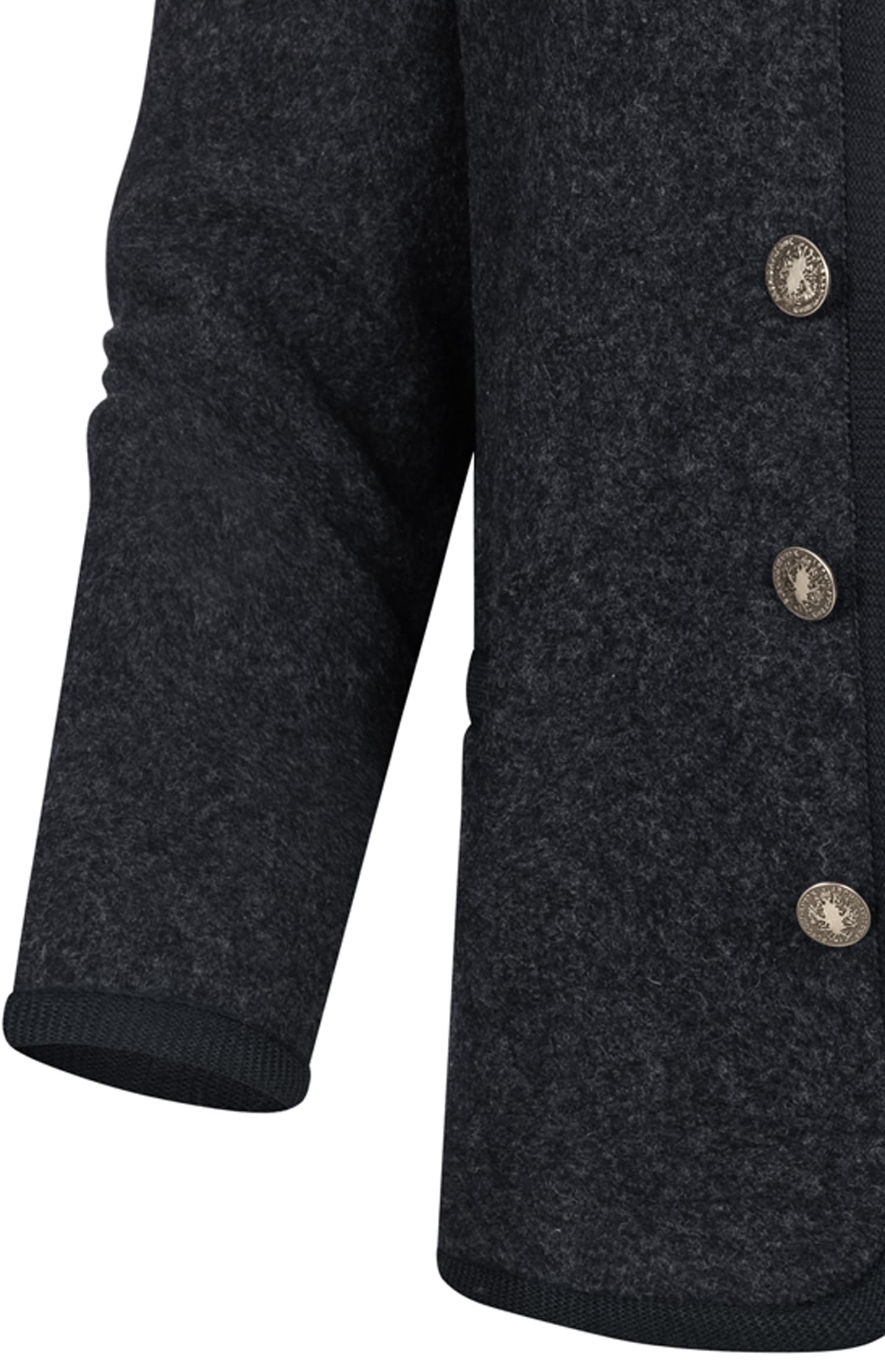 Nübler Trachten Herren Walkjacke Friedrich in Dunkelblau
