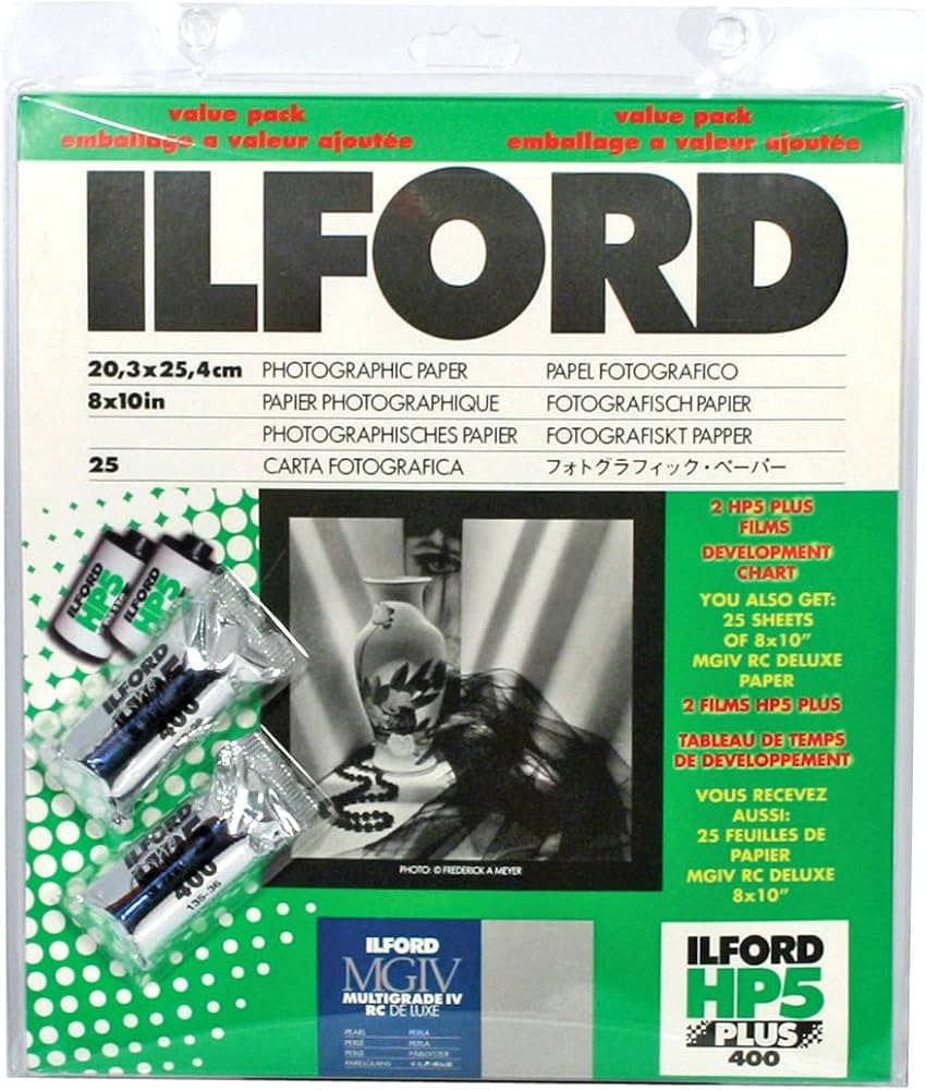 Amazon.com : Ilford MGD.1 B&W Paper Pearl 25 sheet Value Pack with