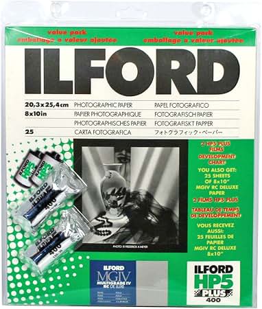 Amazon.com: Ilford MGD.1 B&W Paper Pearl 25 sheet Value Pack with