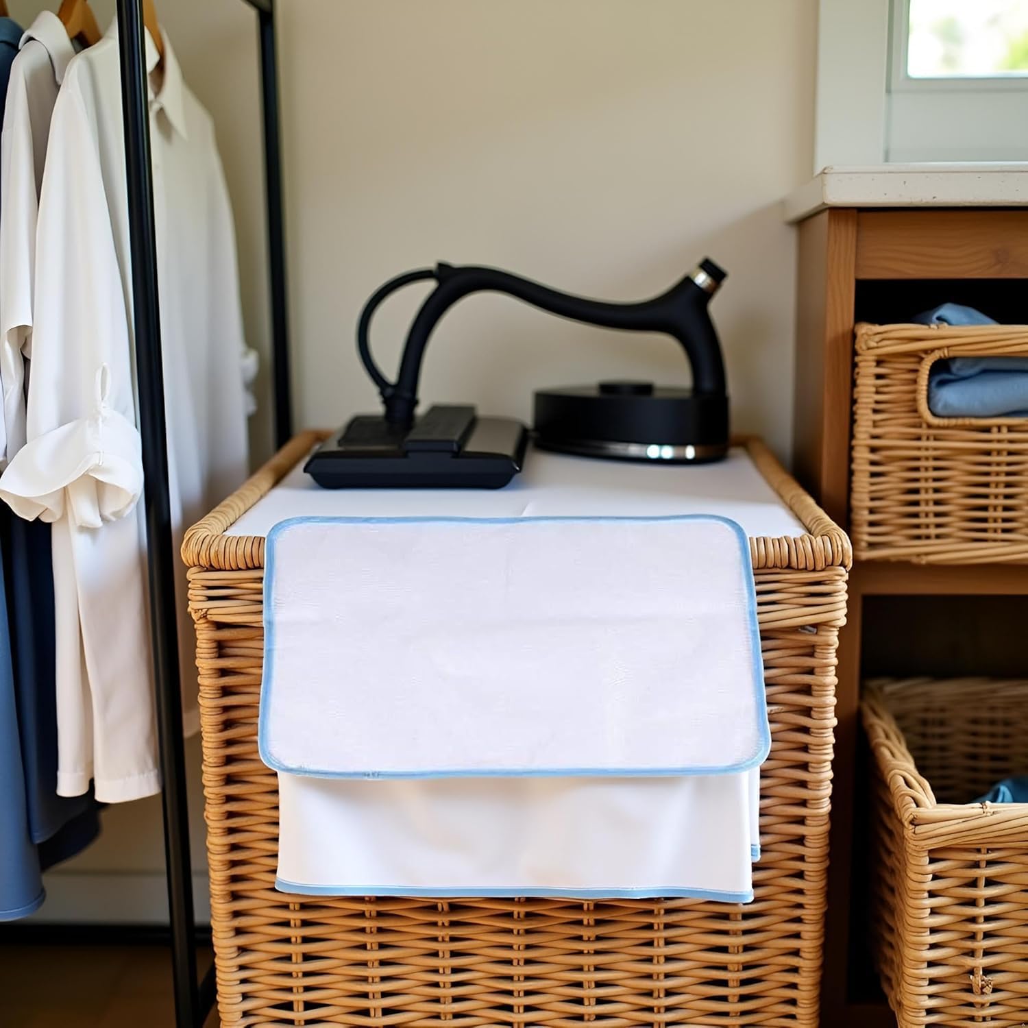 Heat-Resistant Ironing Mesh Pad - 3-Pack Scorch-Proof and No Melt Pressing Cloth for Iron and Board, Universal 16x24 Inch Covers and Easy Glide Design