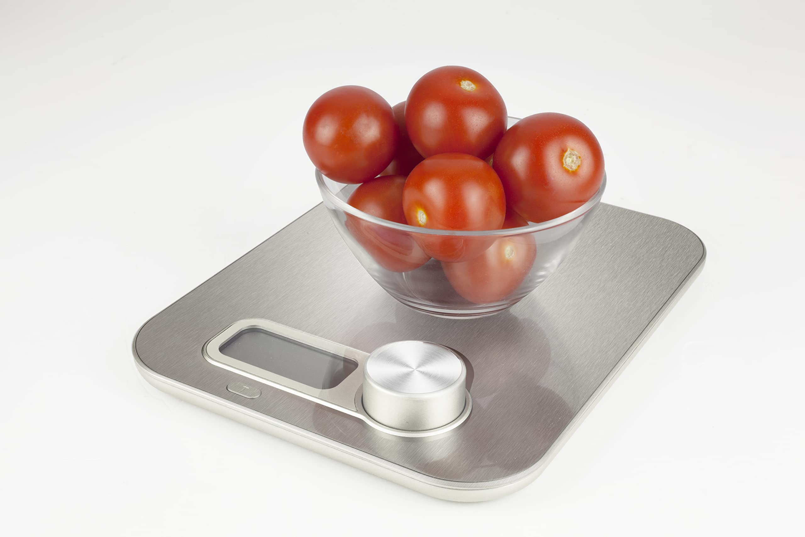 CASO Kitchen Energy Design - Bilancia da cucina digitale, utilizzo senza batteria grazie all'energia cinetica, ecologica e sostenibile, fino a 5 kg in gradini da 1 g, in acciaio inox