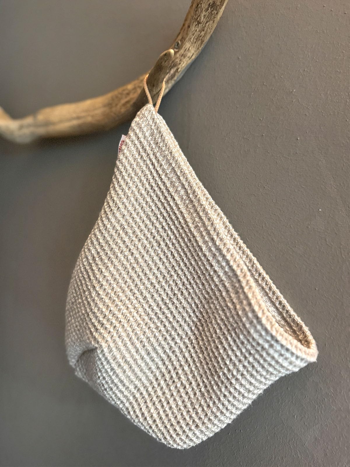 Cuscino per sauna in lino goffrato 100% lino beige M