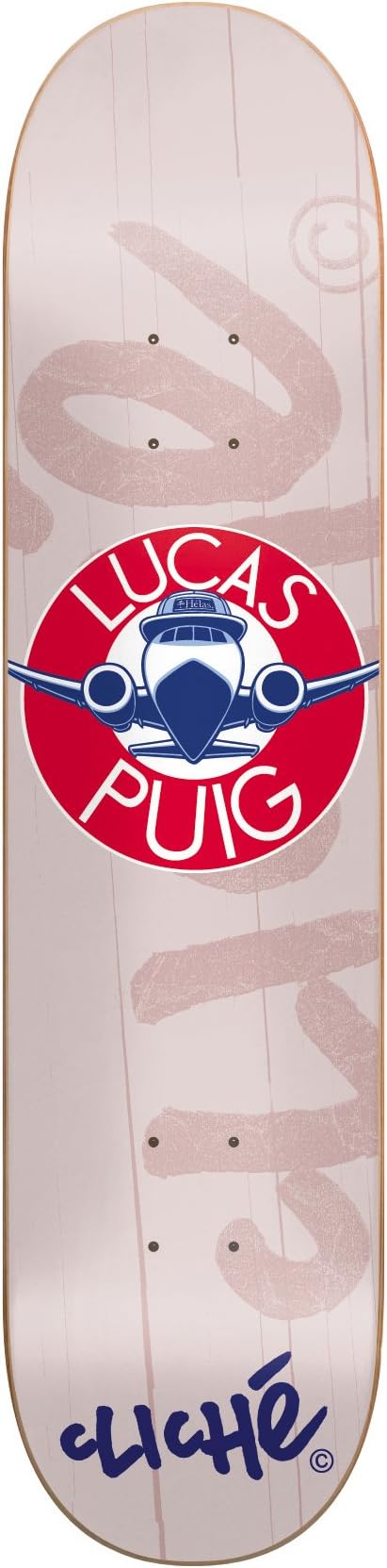 Cliche Lucas Puig Resin 7 Bon Voyage Skateboard Deck - 8.3" x 32"