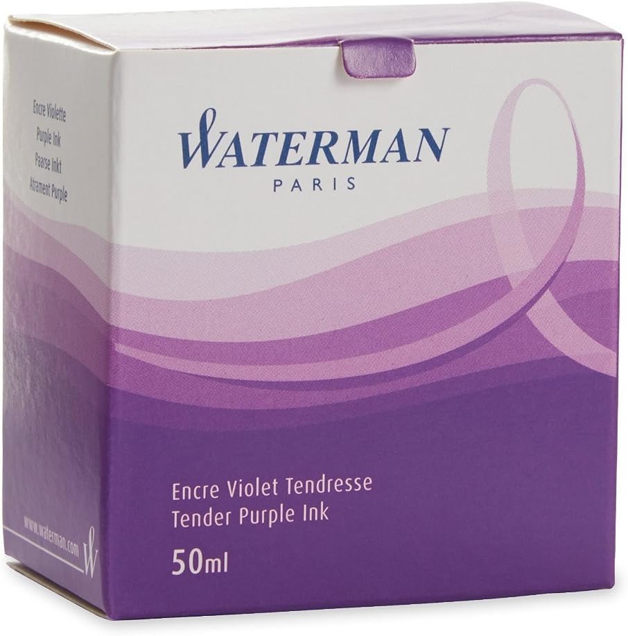 Waterman Ink for Fountain Pens, 50 ml, Tender Purple (S0110750)