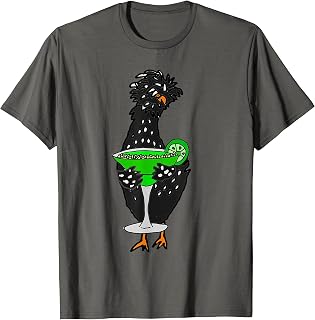 Smiletodaytees Polish Chicken Drinking Margarita T-shirt T-Shirt