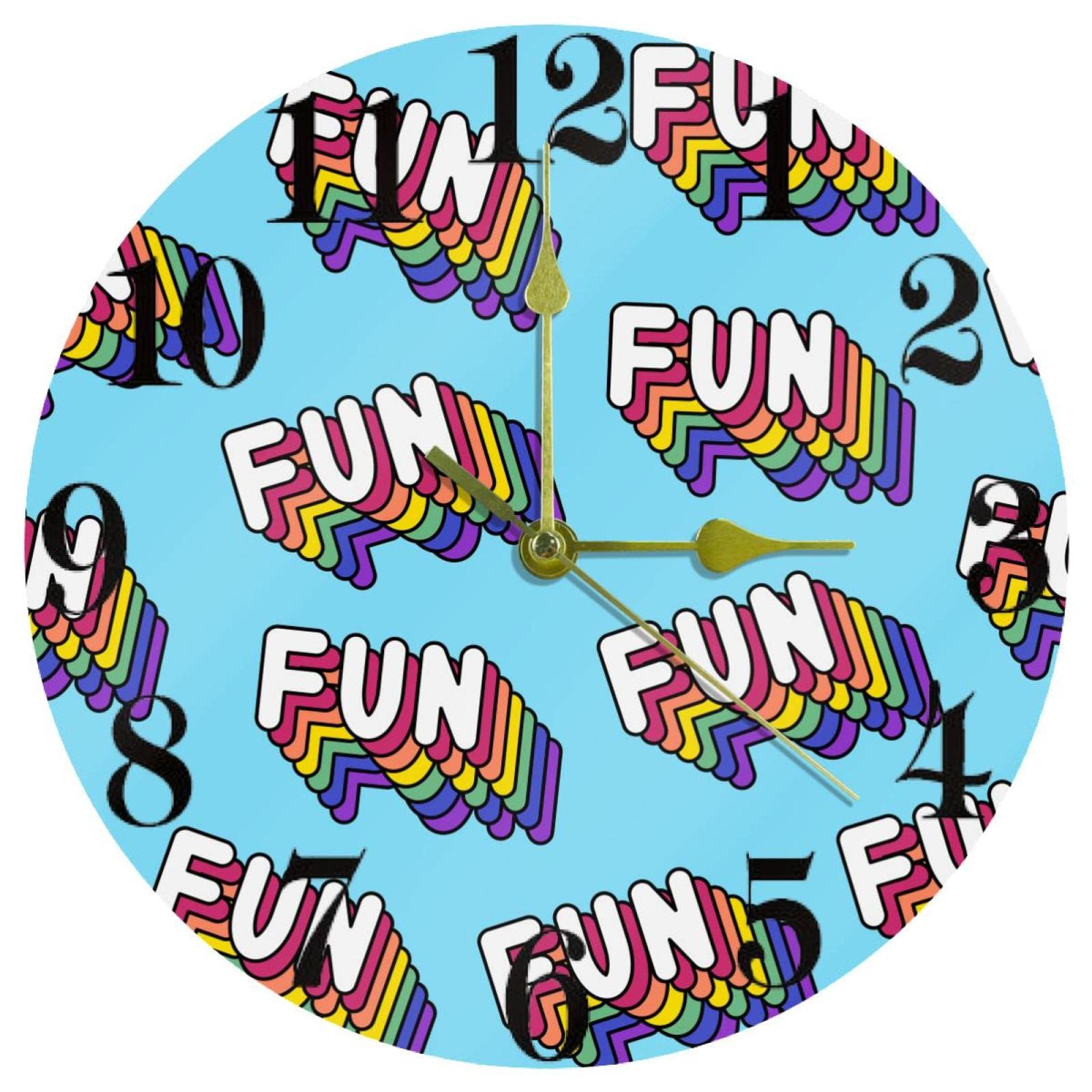 Horloge murale silencieuse pour chambre et bureau sans tic-tac agaçant