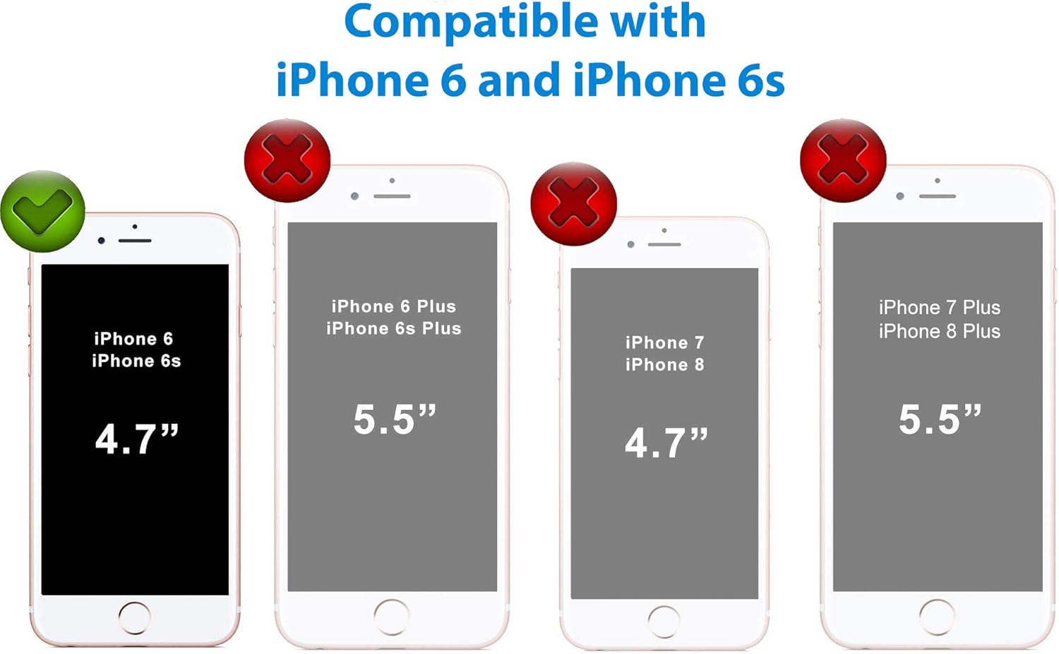 CellEver for iPhone 6 / iPhone 6s Case - Dual Guard Series, Military Grade Protection, Slim-Fit, Sturdy Shock Absorbent Phone Cover (Purple) - Image 2