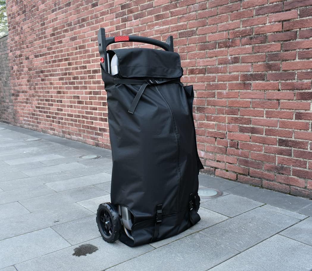 Pokrowiec ochronny na grilla do Weber 9010001 Traveler wytrzymały wodoodporny materiał Oxford 600D przenośny pokrowiec do przechowywania, kompatybilny z Weber 7030 Cargo Protector torba do