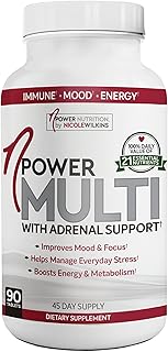 nPower Nutrition Multi | Natural Energy, Mood, Immune Support Multivitamin, Multimineral, Ashwaganda, Rhodiola Rosea, Shizandra | 90 Tablets