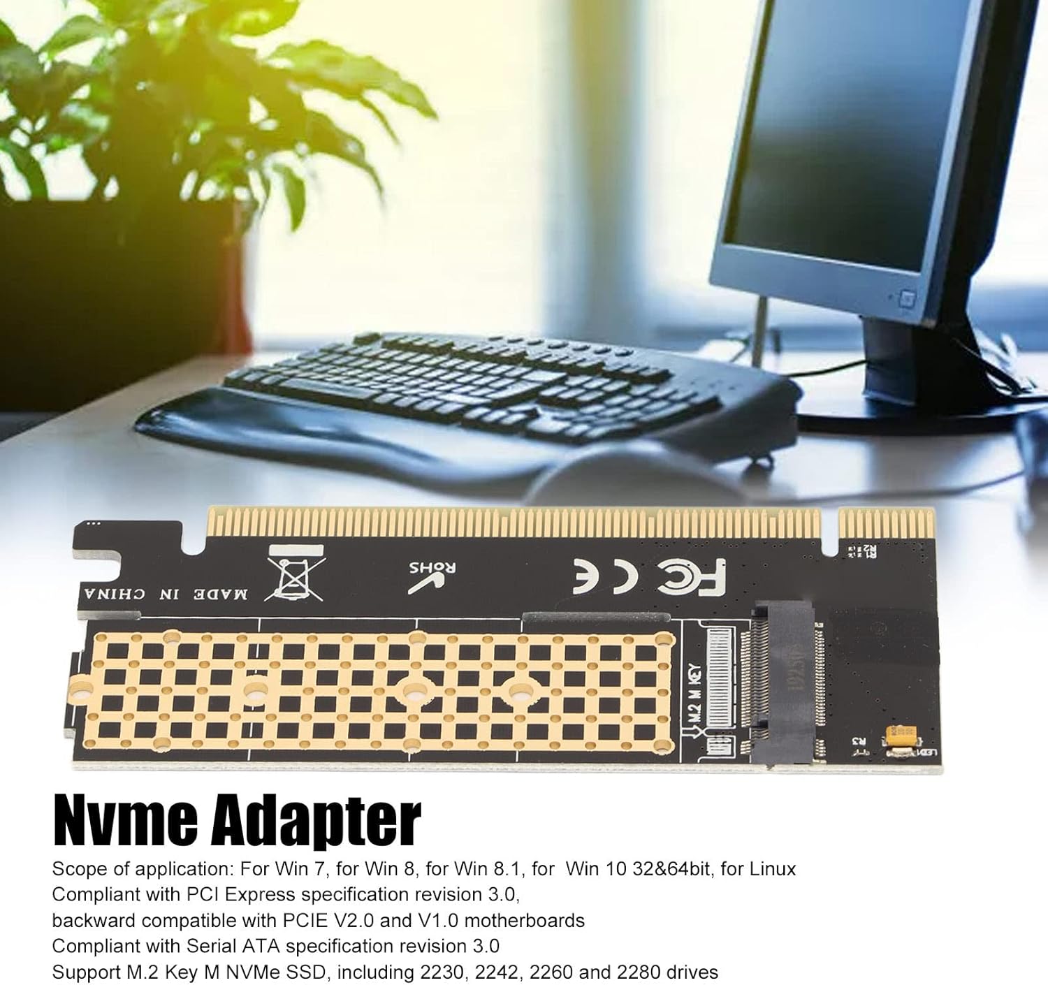 Adaptador NVMe SATA 3.0 Testado por 7 dias em PCs com Linux e Win 10