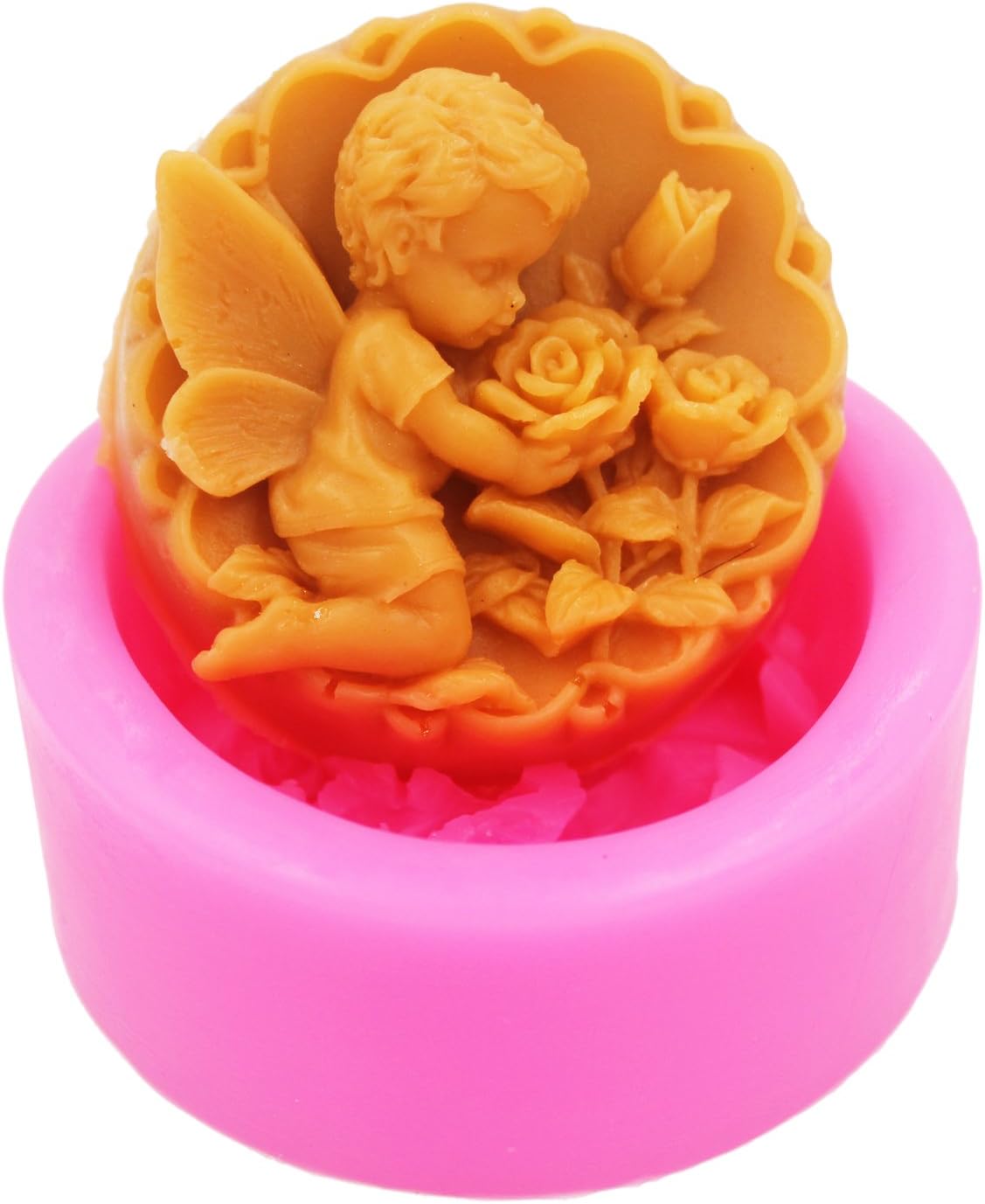LC Beautiful Rose N083 – Stampo In Silicone Rosa Per Sapone Fai Da Te – Candela E Artigianato – Dimensioni: 5.7x7.9x2.5 Cm - 3