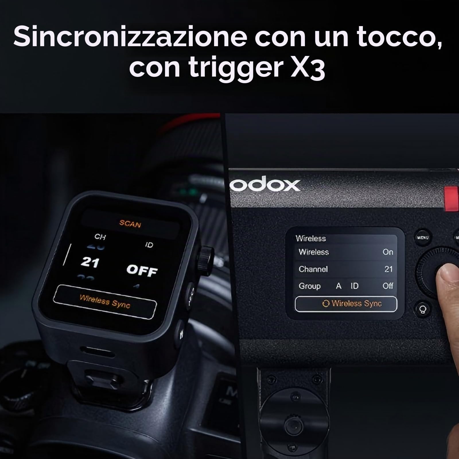 Godox AD600BM II AD600BMII Flash Esterno Manuale HSS, 500 Scarichi a Piena Potenza, Lampada LED di Modellazione 40W, Pannelli LED a Codice Colore, Batteria al Litio 8940mAh, Attacco Bowens-Mount