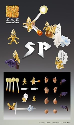 Miniatura 6 de Medicos JoJo's Bizarre Adventure Part 5 Guido Mista y SP Tercera figura de acción de Chozo Kado, multicolor