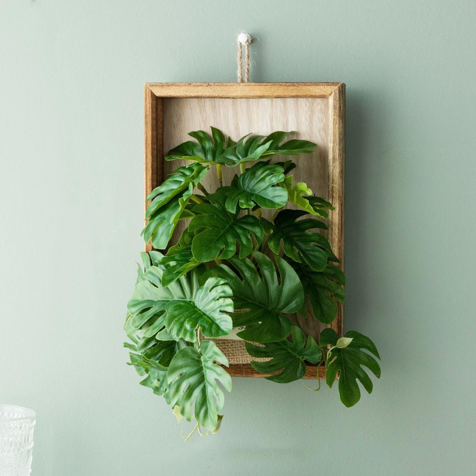 Amazon｜HGJH 人工観葉植物 壁掛け 観葉植物 フラワー2 ミニ