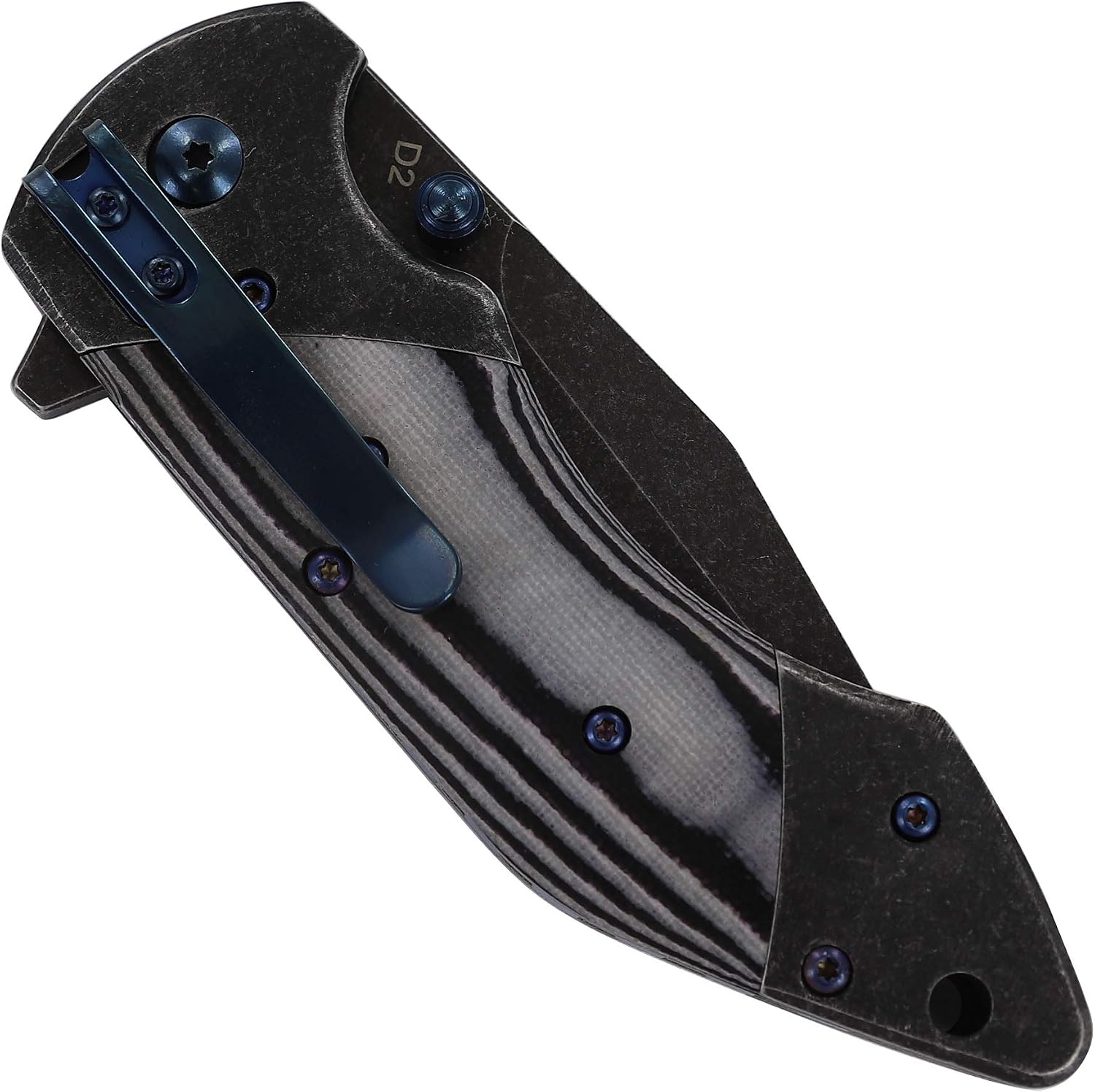 Armory Replicas KILL KNIVES White Venom Heavy Duty Ball Bearing D2 Steel Tanto Blade Folding Pocket Knife