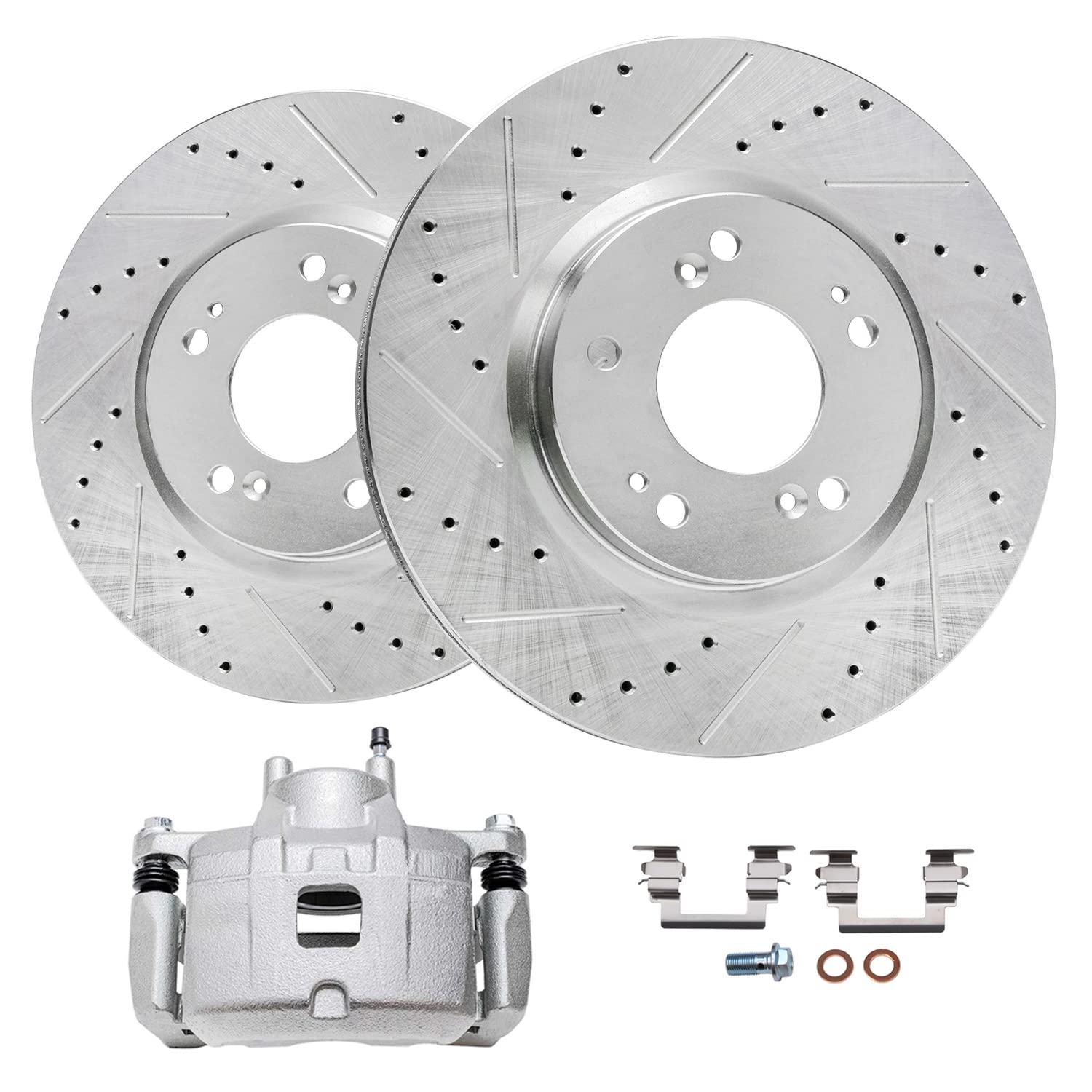 Detroit Axle - Front Brake Kit for Chrysler Sebring 200 Dodge Avenger