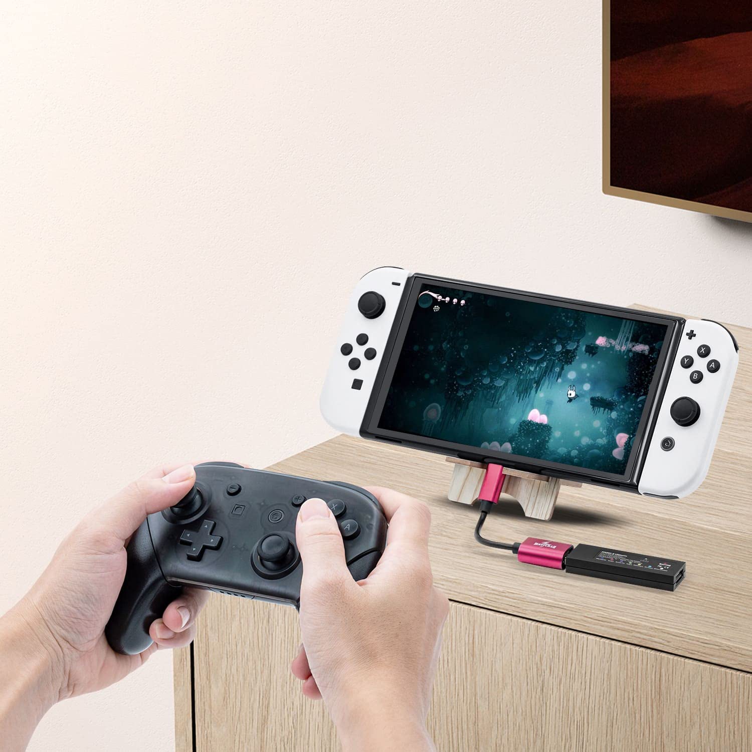Mcbazel MayFlash Magic-S Ultimate Adaptateur USB Bluetooth sans Fil pour PS4/Switch/macOS/Windows/Raspberry Pi