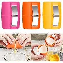 Egg Shell Opener Egg Separator for Raw Eggs,Hard Boiled Egg Peeler Egg Cube Egg Separator,Quickly Cutting Off Cooked Eggs,Stainless Steel Eggshell Breaker Egg Shell Cutter Kitchen Gadgets