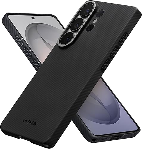 pitaka Funda para S25 Ultra de 6.9 pulgadas, compatible con MagSafe, funda delgada y ligera para Samsung Galaxy S25 Ultra, hecha de fibra de aramida