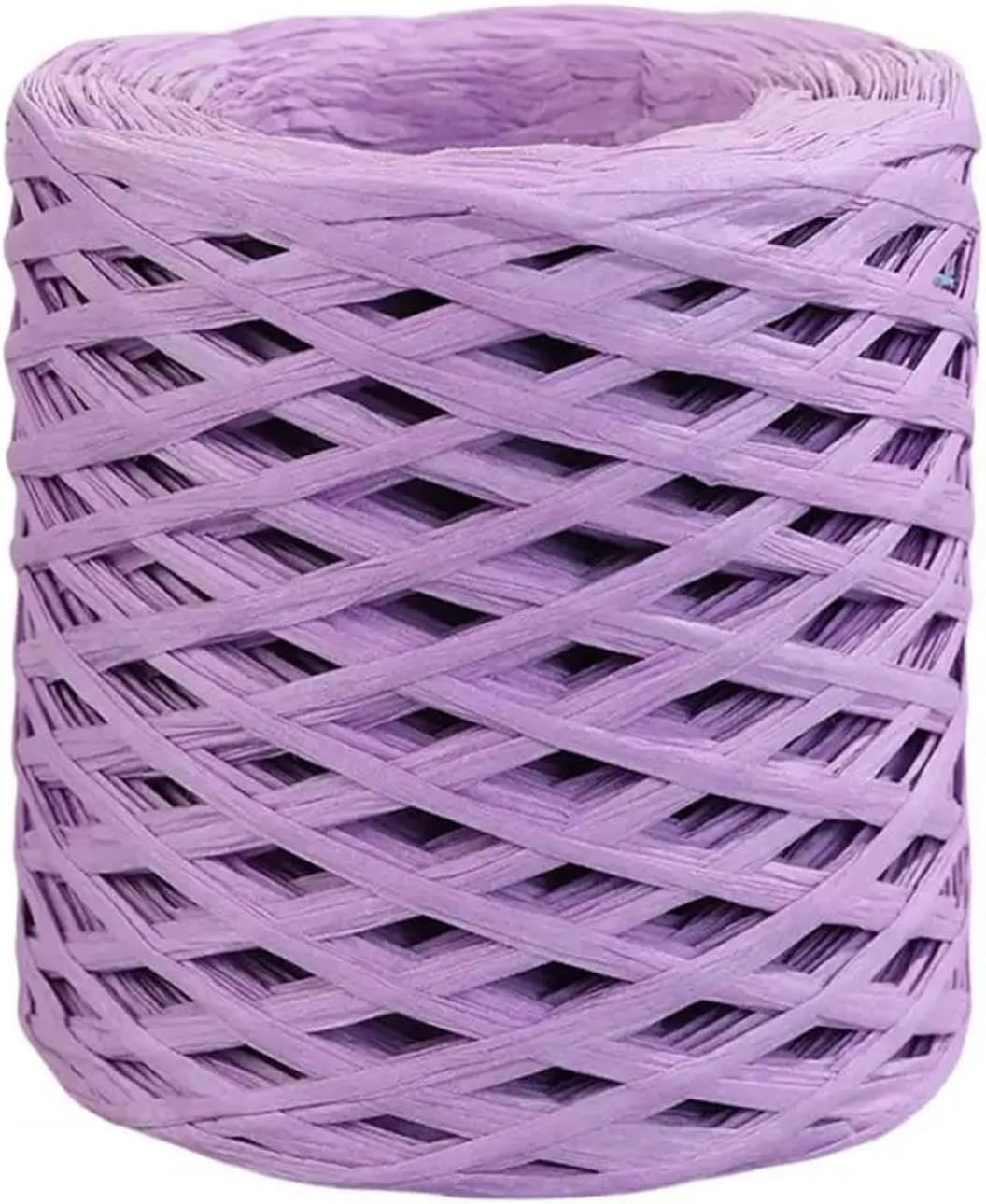 Raffia Paper Ribbon Twine Strings, Paper Cord Pack of 4 Multicolor 200m(Purple)