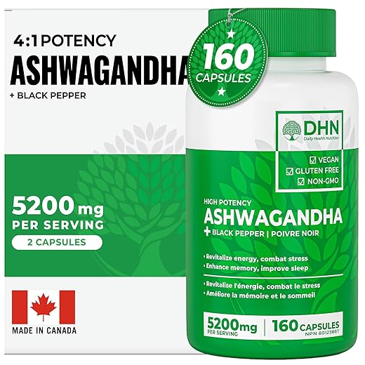 BONUS 160 Ashwagandha Capsules - Stress Relief