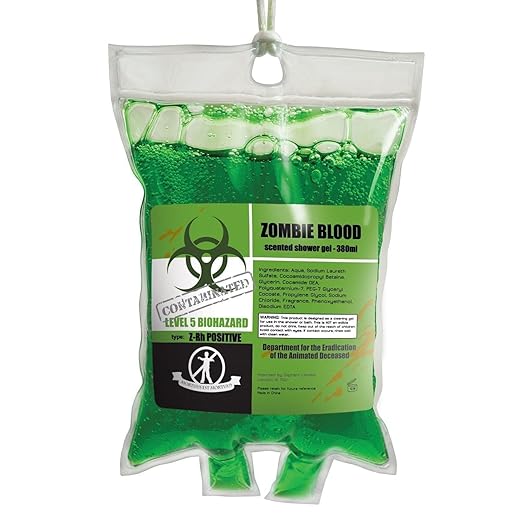 BBTradesales Zombie Shower Gel II, Pack of 1 (1 x 380 ml)