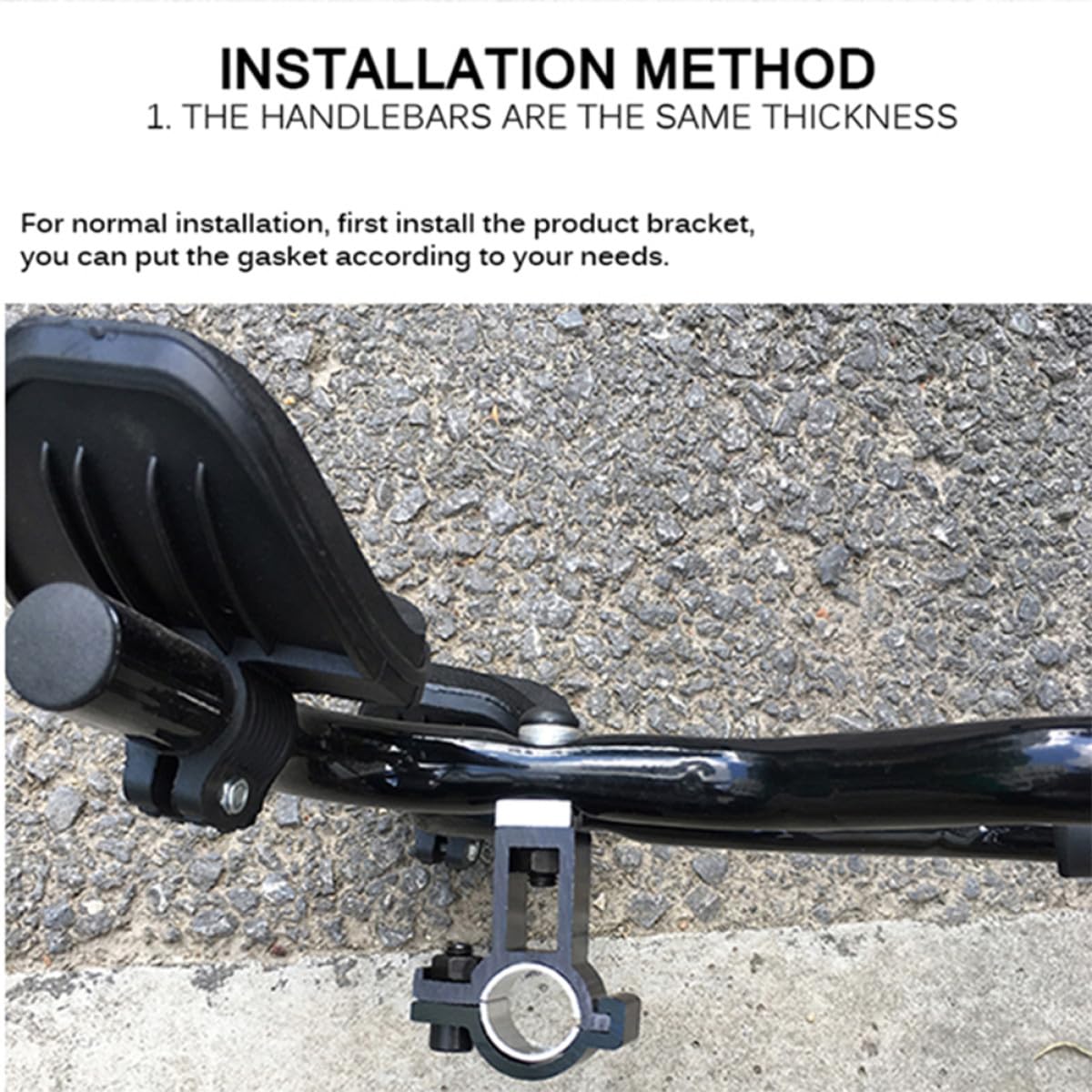 Aluminiumlegierung Aero Lenker mit Integrierter Lenkerhalterung für Mountainbike Komfortabler Griff und Einfache Montage für Langstreckenfahrten im Gelände