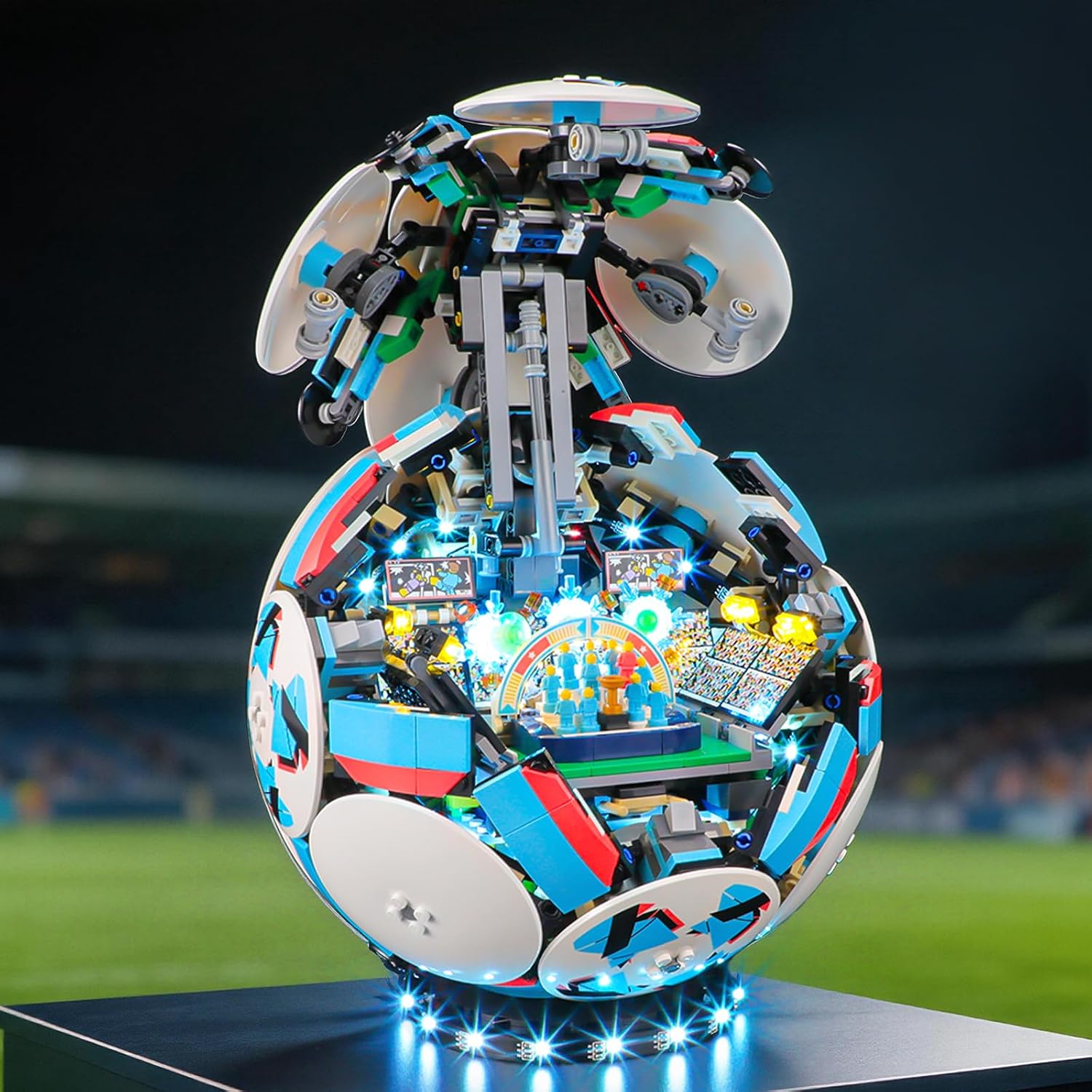 BRIKSMAX 2.0 Light Kit Compatible with Lego Editions Soccer Ball 43019 Building Sets(Remote Control) - Original LED Lighting Kits (Accessories Only) for Display, Gifts & Collectors