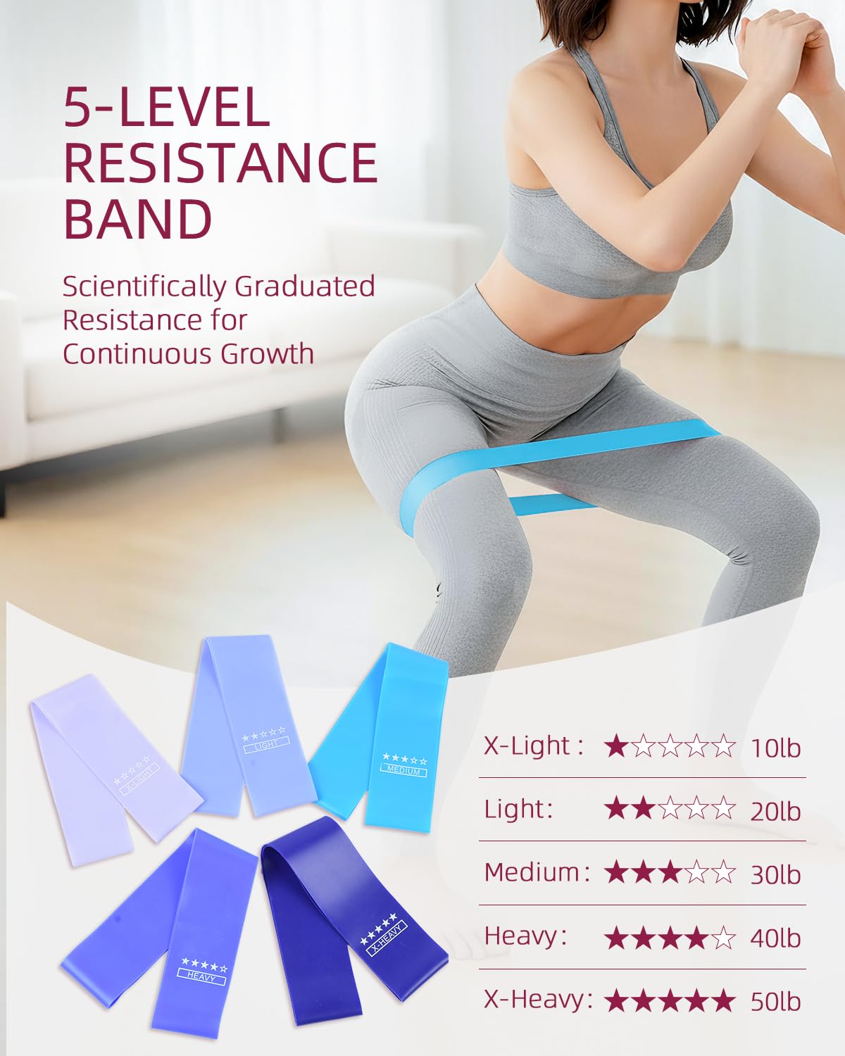 Abahub Pilates Ring Set, 35CM Magic Circle, 25CM Mini Ball,5er Set Fitnessbänder,Yoga Socken,Gleitscheiben,für Frauen Heimtraining, für Kraft, Flexibilität, Stabilität und Körperstraffung