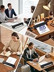 Wireless Portable Printer – Compact Mini Printer for Photos, Documents & Labels, Bluetooth & USB Connectivity, Lightweight Design for Home, Office, and Travel