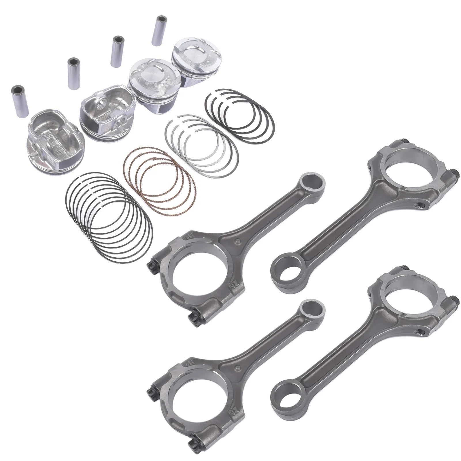 Segment De Piston Kit bielle et piston AP02 pour Hyundai Accent Veloster pour Kia Rio EX LX SX Soul Remplacer