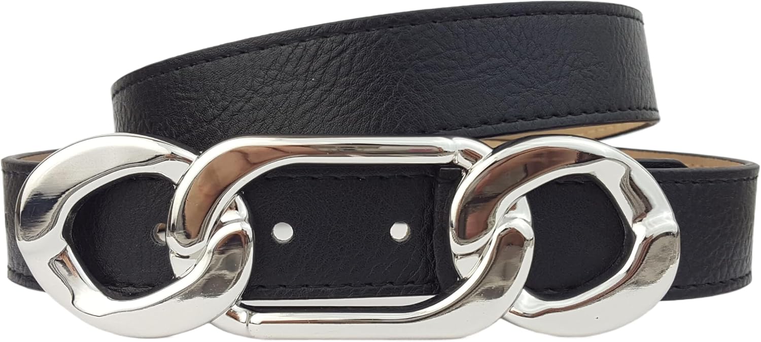 Trending Silver Chainlink Buckle Belt