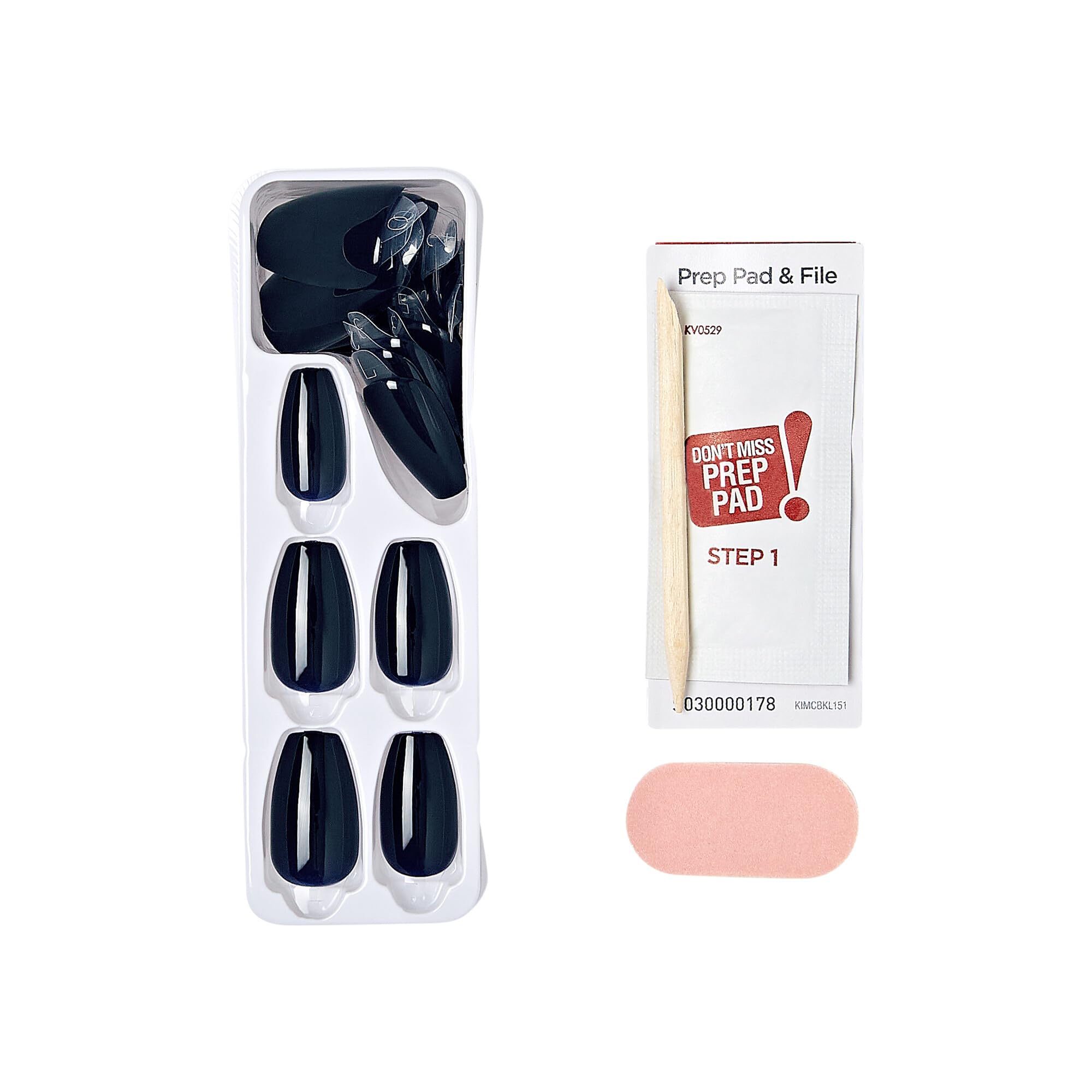 Amazon.com: KISS imPRESS Color No Glue Mani 30 Pcs Press On Nails
