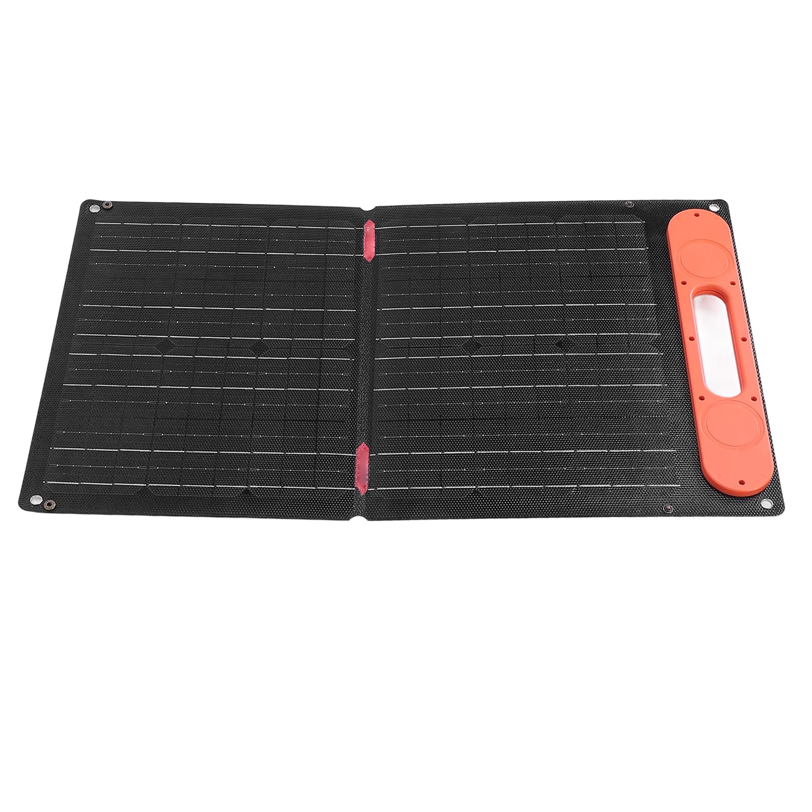 Chargeur Solaire Portable 60W ETFE Pliable Double Face pour Les Voyages en Camping-Car, Conception Légère à Absorption Magnétique